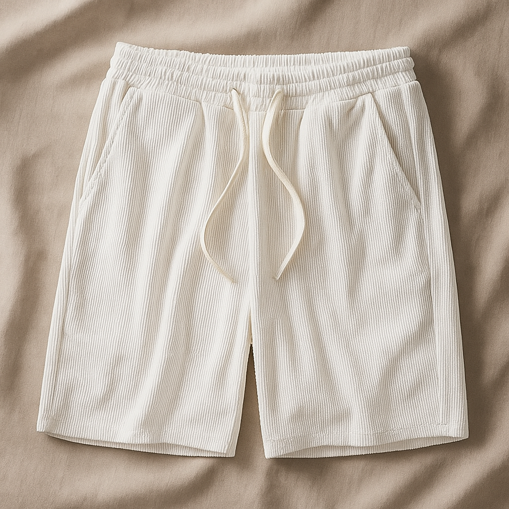 Tenley | Men’s Waffle Knit Drawstring Shorts
