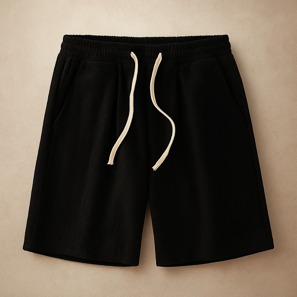 Tenley | Men’s Waffle Knit Drawstring Shorts
