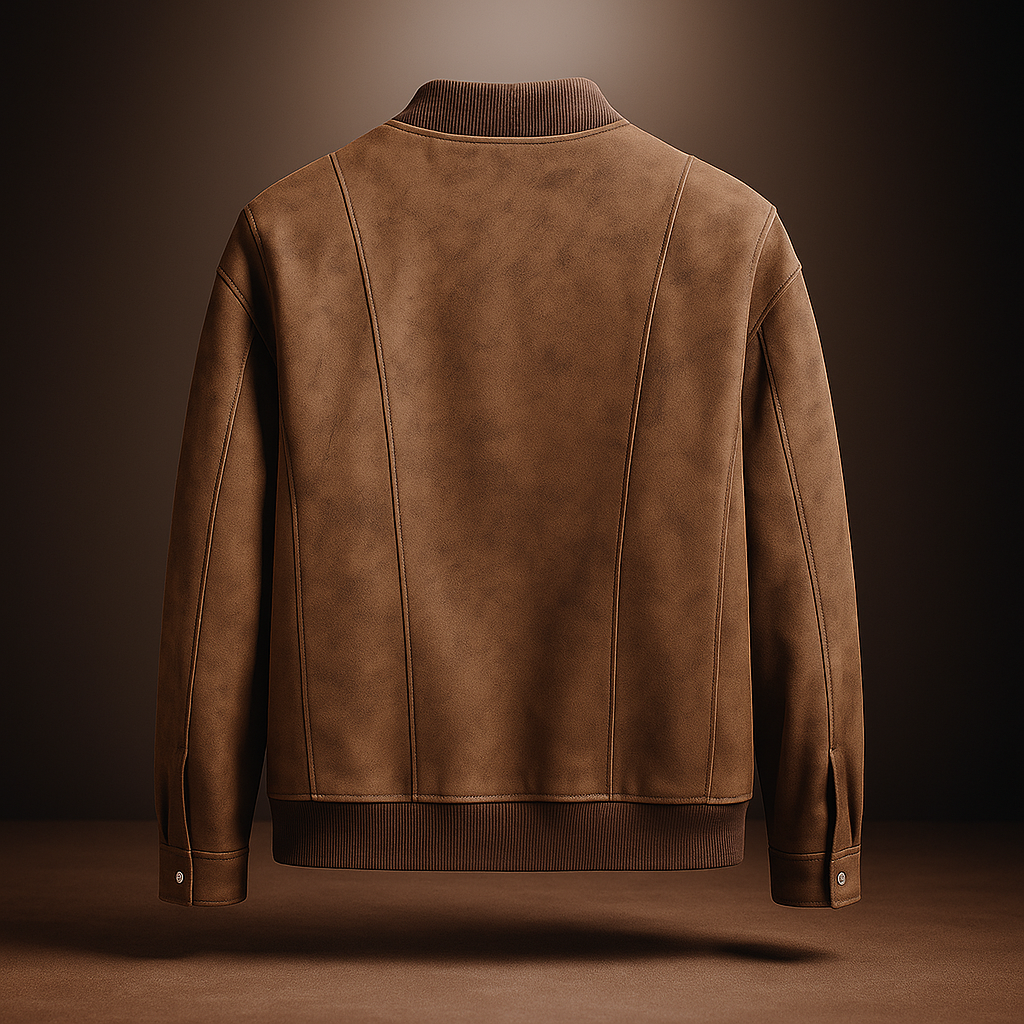Nairobi | Men’s Vegan Suede Bomber Jacket