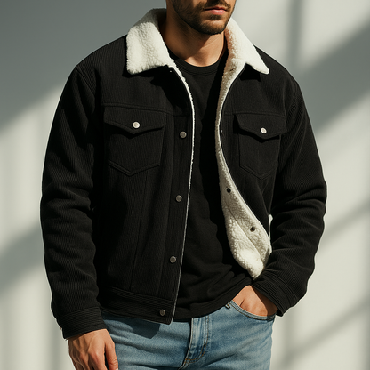 Gadiel | Men’s Corduroy Fleece-Lined Jacket