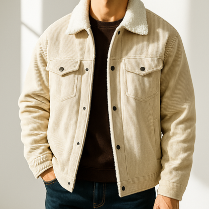 Gadiel | Men’s Corduroy Fleece-Lined Jacket