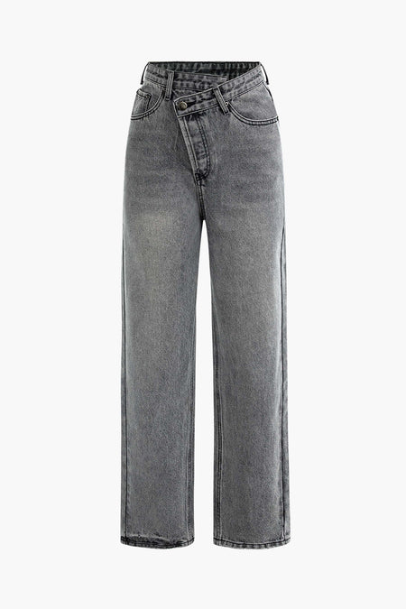 Raelynn | Women’s Asymmetric High-Waisted Jeans