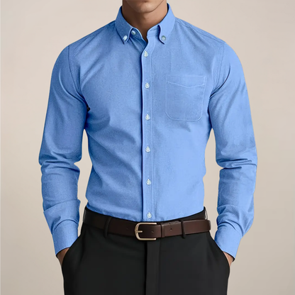 Renvio | Men’s Classic Long Sleeve Button-Up Shirt