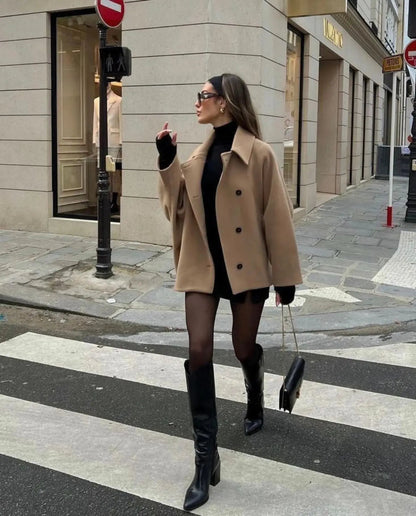 Rumie | Women’s Classic Wool Short Coat