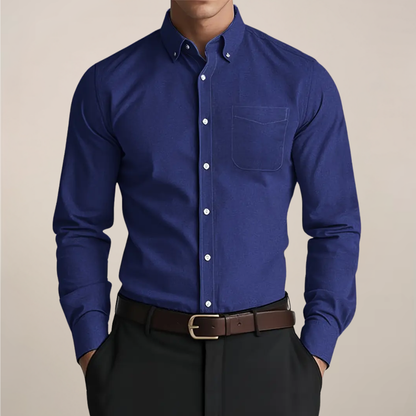 Renvio | Men’s Classic Long Sleeve Button-Up Shirt