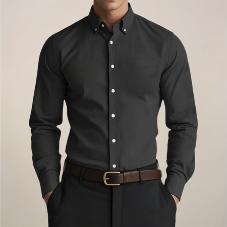 Renvio | Men’s Classic Long Sleeve Button-Up Shirt