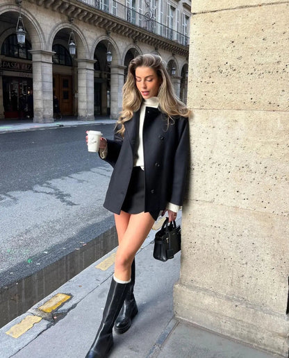 Rumie | Women’s Classic Wool Short Coat