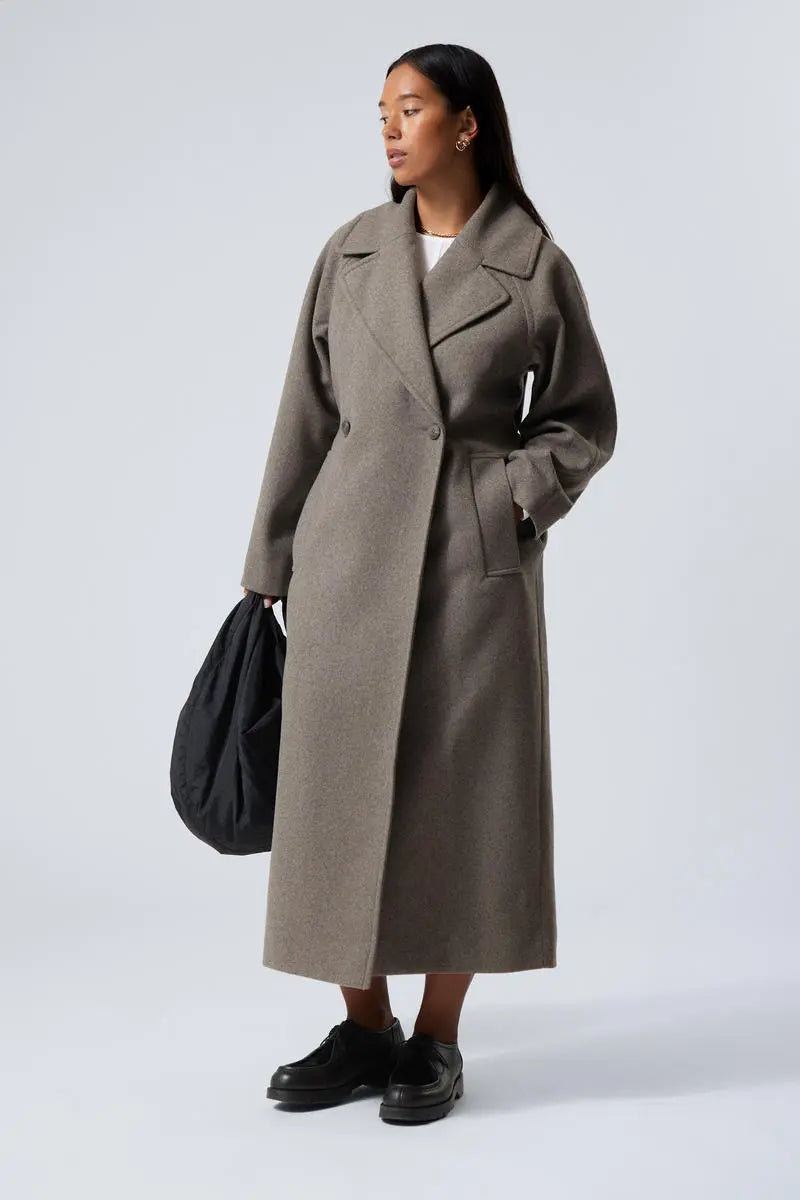 Reece | Women’s Oversized Double Breasted Wool Overcoat