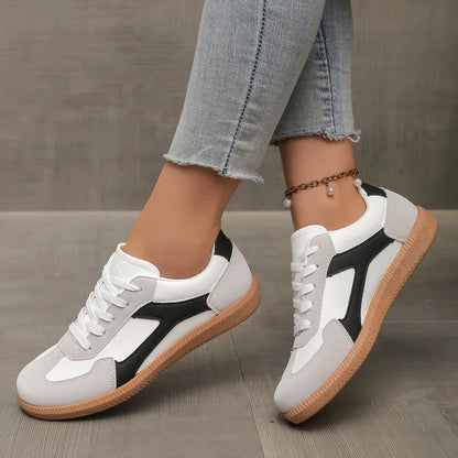 Lindy | Women’s Vintage Leather Gum Sole Sneakers