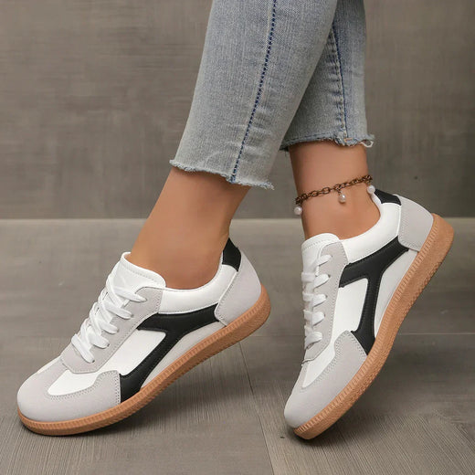 Lindy | Women’s Vintage Leather Gum Sole Sneakers