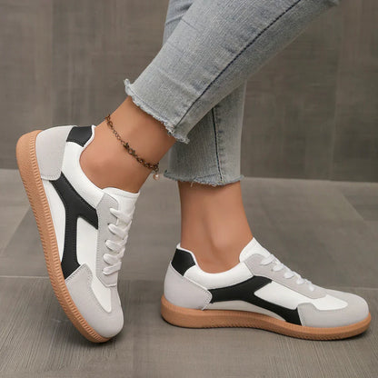 Lindy | Women’s Vintage Leather Gum Sole Sneakers