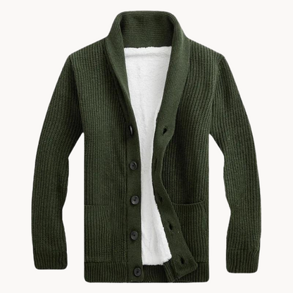 Alira | Women’s Fleece Shawl Collar Cardigan