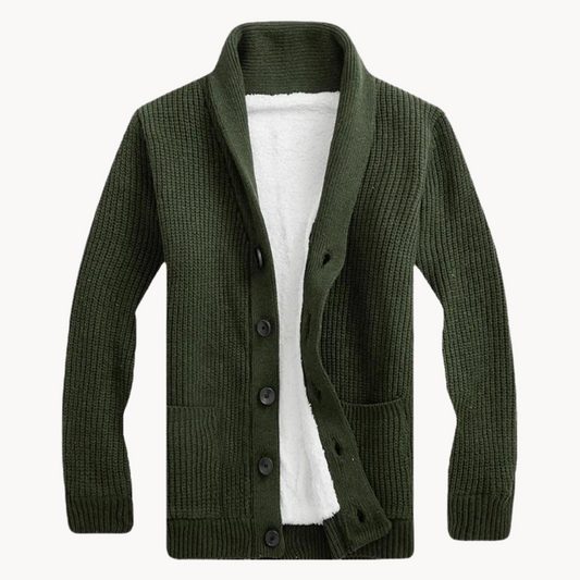 Alira | Women’s Fleece Shawl Collar Cardigan