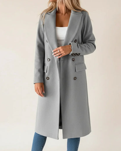 Averelle | Women’s Longline Double-Breasted Jacket