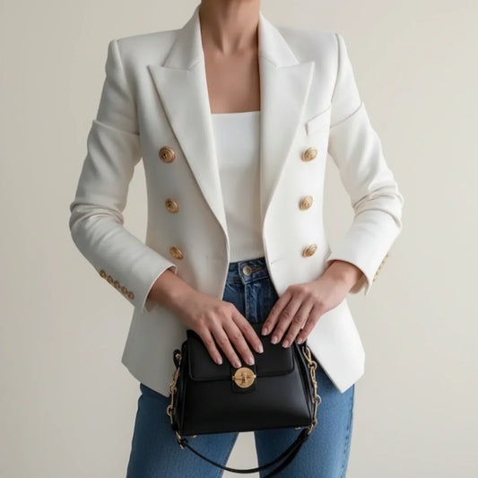 Aviamie | Women’s Double-Breasted Tailored Blazer