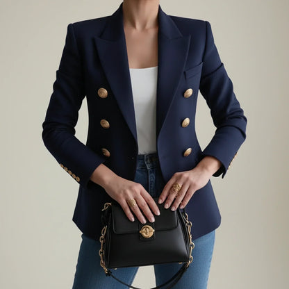 Aviamie | Women’s Double-Breasted Tailored Blazer