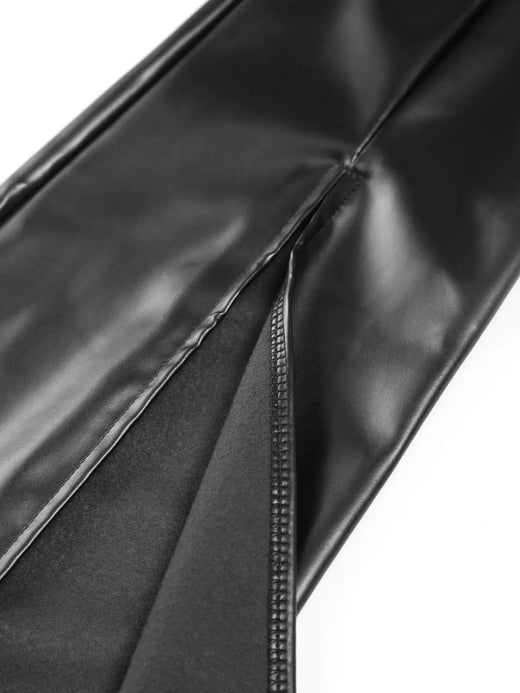 Suzie | Women’s High Waisted Faux Leather Trousers