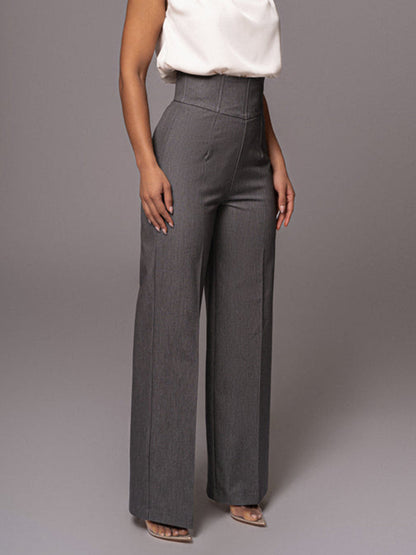 Ofira | Women’s High-Waist Tailored Wide Leg Trousers