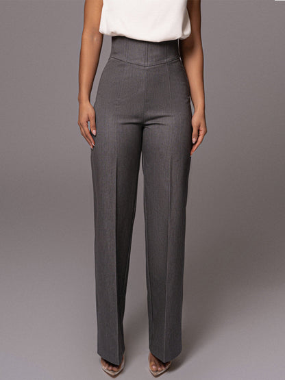 Ofira | Women’s High-Waist Tailored Wide Leg Trousers