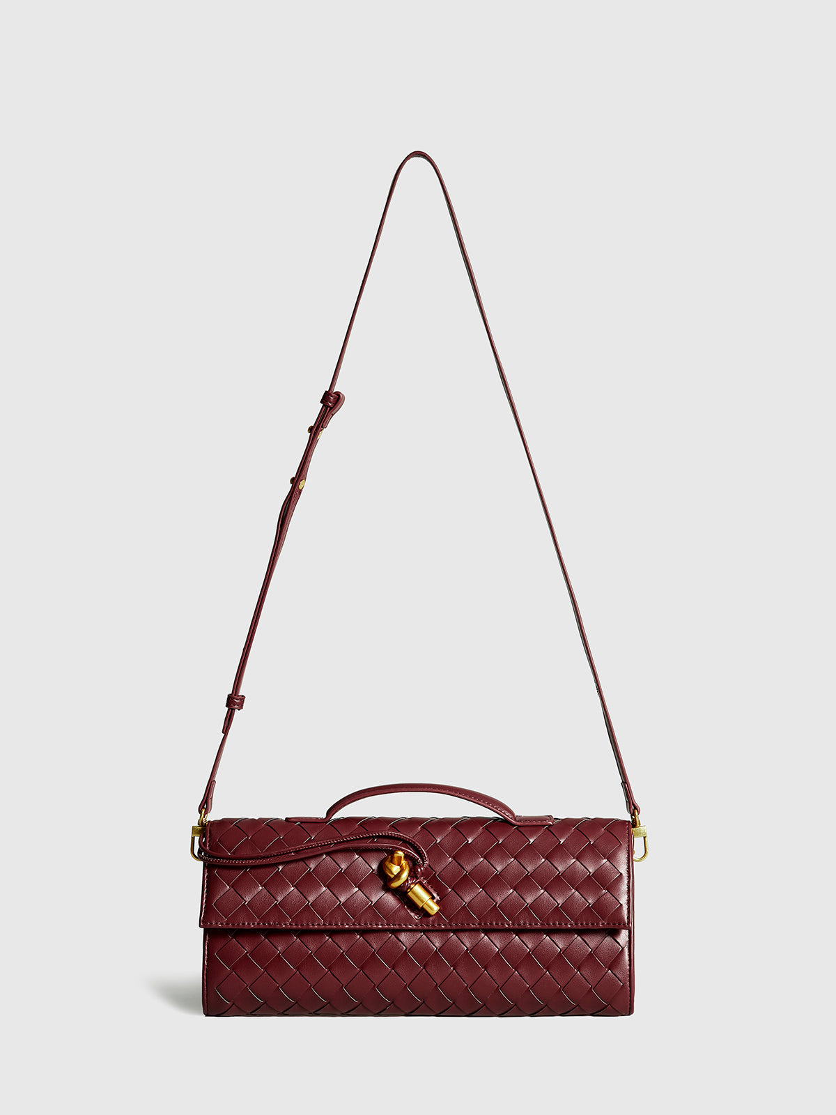 Oprah | Women’s Woven Flap Clutch & Shoulder Bag