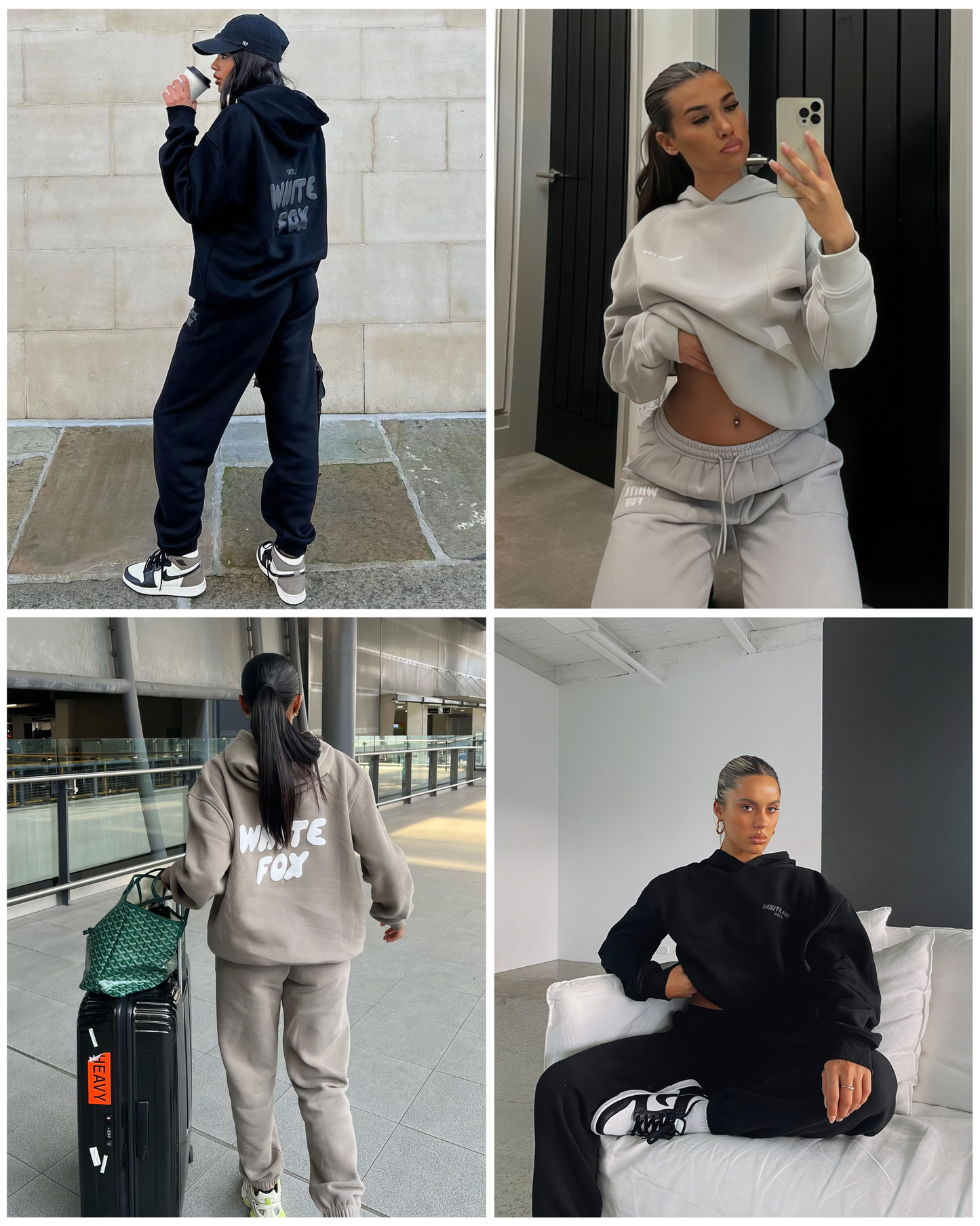 WhiteFox Set | Hoodie & Jogger Tracksuit Set