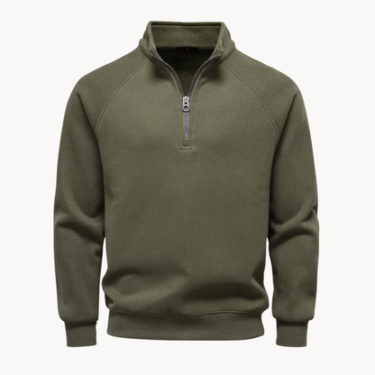 Bernard | Men’s Quarter Zip Pullover Sweater