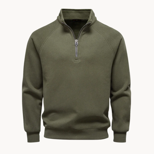 Bernard | Men’s Quarter Zip Pullover Sweater