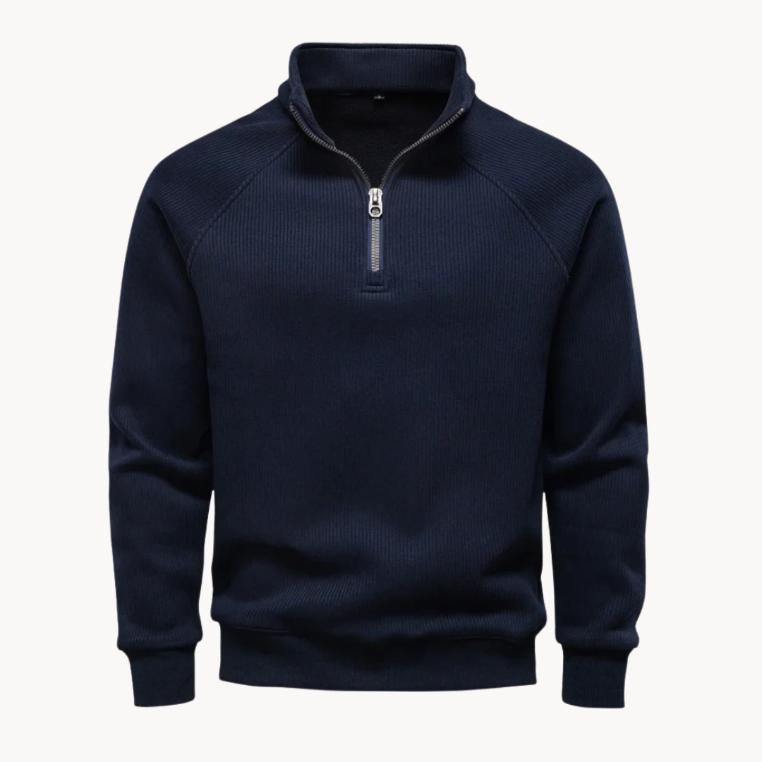 Bernard | Men’s Quarter Zip Pullover Sweater