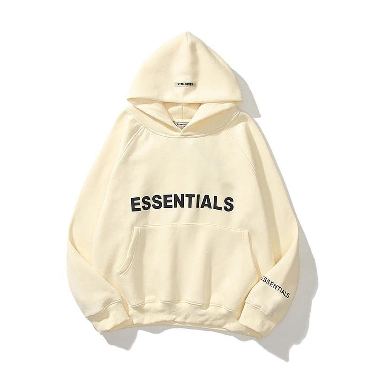 Essentials Everyday Hoodie | Casual Pullover Sweatshirt with Kangaroo Pocket