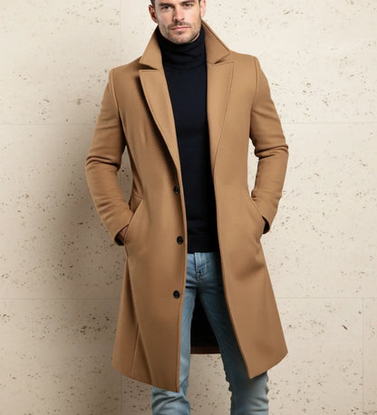 Cavendre | Men’s Long Classic Overcoat