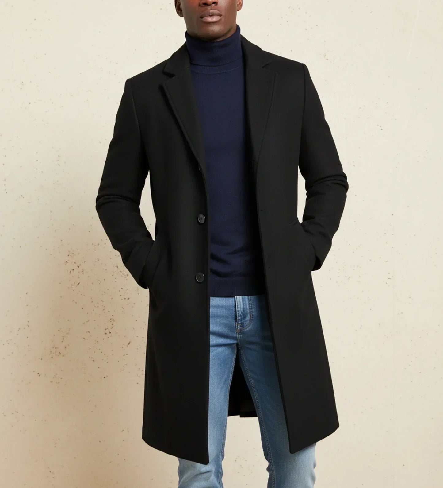 Cavendre | Men’s Long Classic Overcoat