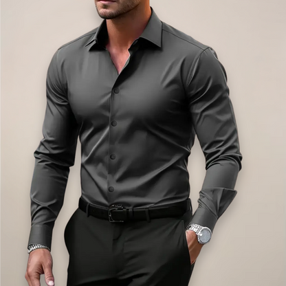 Cavero | Men’s Classic Notched Collar Button Shirt