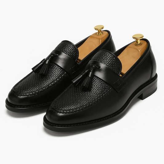 Caviren | Men’s Woven Tassel Loafers