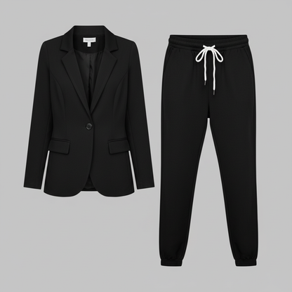 Chic Blazer and Trousers Set | Women's Suit