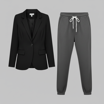 Chic Blazer and Trousers Set | Women's Suit