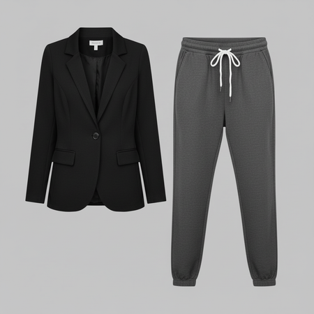 Chic Blazer and Trousers Set | Women's Suit