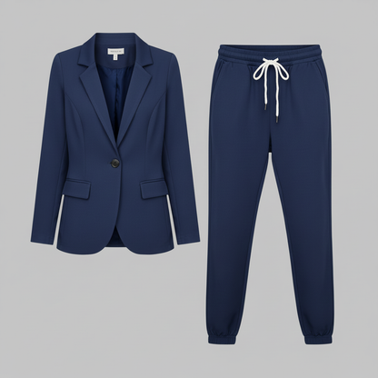 Chic Blazer and Trousers Set | Women's Suit