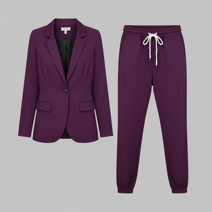 Chic Blazer and Trousers Set | Women's Suit