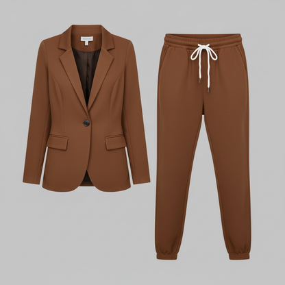 Chic Blazer and Trousers Set | Women's Suit