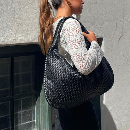 Chic Slouchy Woven Shoulder Bag | Shoulder Bags for Women 1