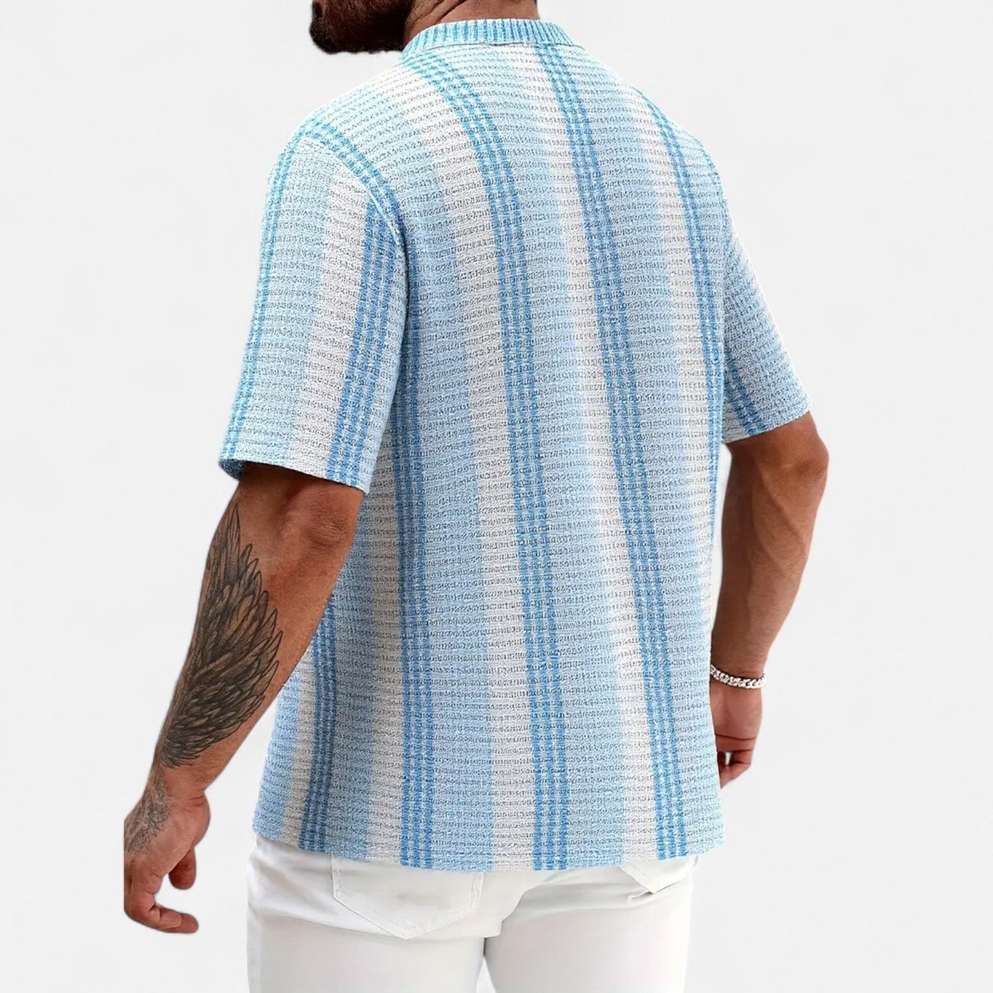 Simeon | Men’s Lightweight Breathable Button-Up Shirt