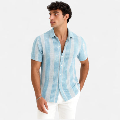 Simeon | Men’s Lightweight Breathable Button-Up Shirt