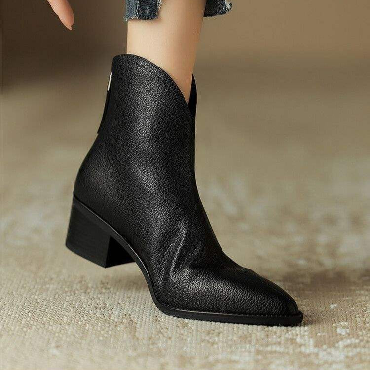 Kayleah | Women’s Premium Leather Ankle Boots