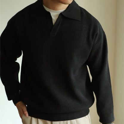 Ellin | Men’s Modern Knit Polo Shirt
