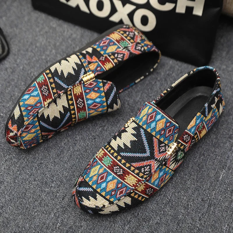 Creed | Men’s Aztec Canvas Loafers