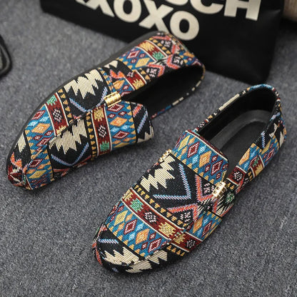 Creed | Men’s Aztec Canvas Loafers