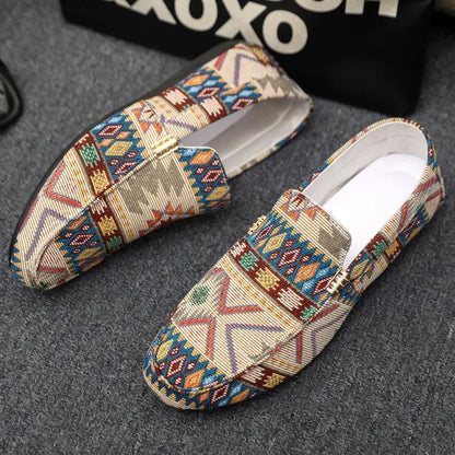 Creed | Men’s Aztec Canvas Loafers