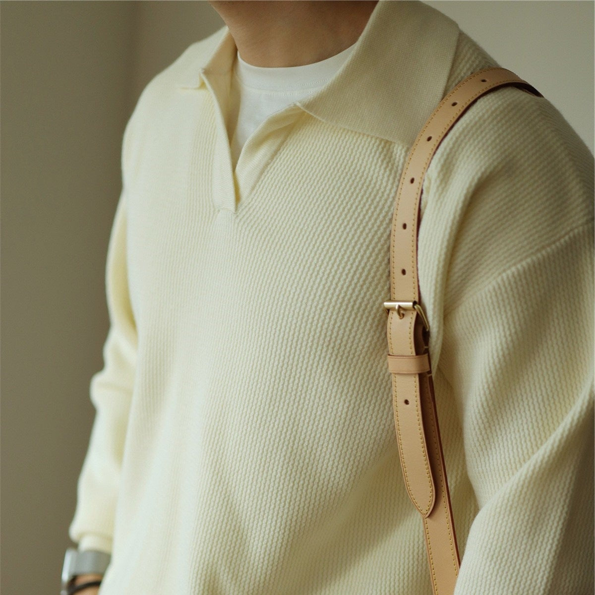 Ellin | Men’s Modern Knit Polo Shirt