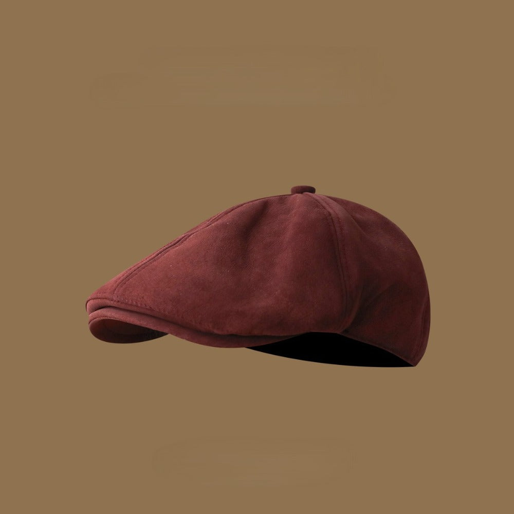 Devon | Men’s Premium Suede Newsboy Cap