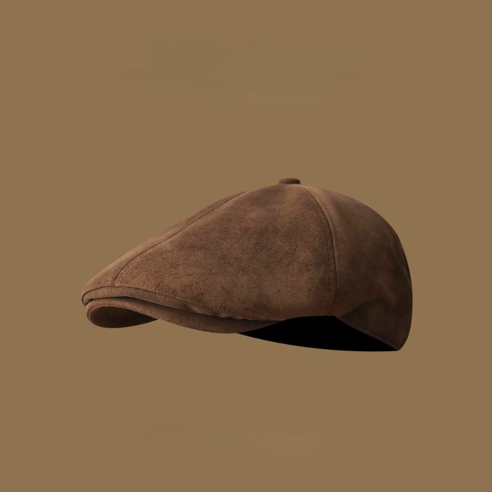 Devon | Men’s Premium Suede Newsboy Cap
